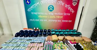 মোহাম্মদপুরে ‘সোহেলের আস্তানায়’ যৌথবাহিনীর অভিযান, ককটেল ও বিপুল মাদক উদ্ধার